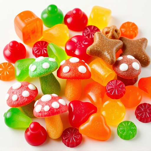 Vibrant Magic Mushroom Gummies Collection