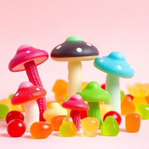 Vibrant Magic Mushroom Gummies Collection