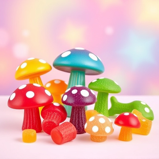 Vibrant Magic Mushroom Gummies Collection