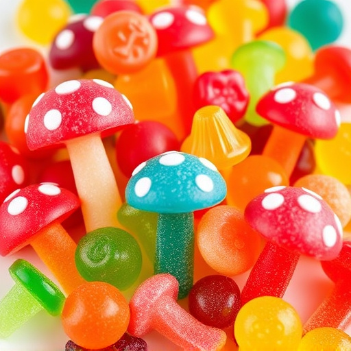 Vibrant Magic Mushroom Gummies Collection