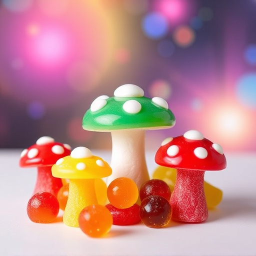 Vibrant Magic Mushroom Gummies Collection