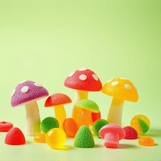 Vibrant Magic Mushroom Gummies Collection