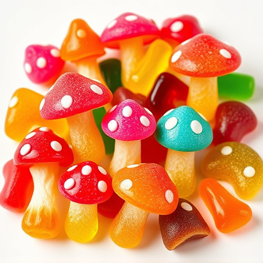 Vibrant Magic Mushroom Gummies Collection