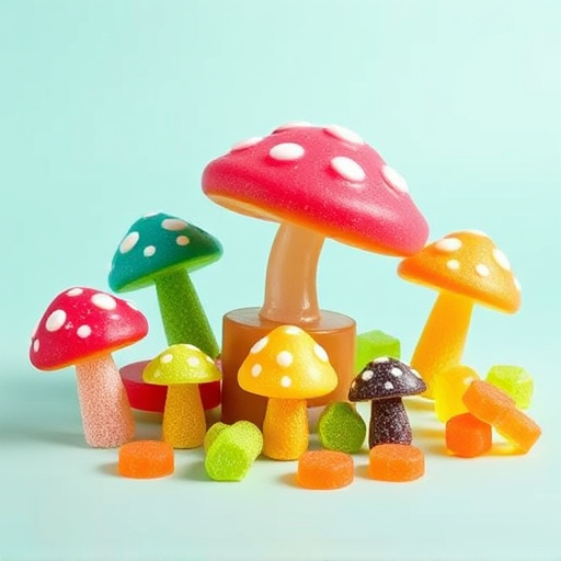 Vibrant Magic Mushroom Gummies Collection