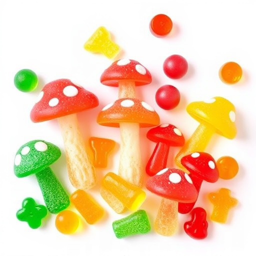 Vibrant Magic Mushroom Gummies Collection