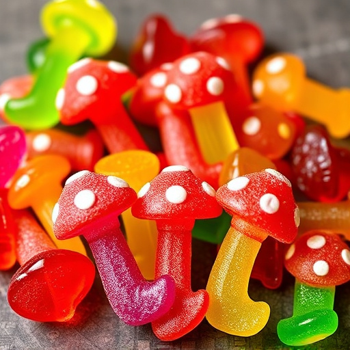 Vibrant Magic Mushroom Gummies Collection