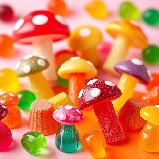 Vibrant Magic Mushroom Gummies Collection