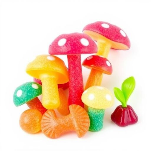 Vibrant Magic Mushroom Gummies Collection