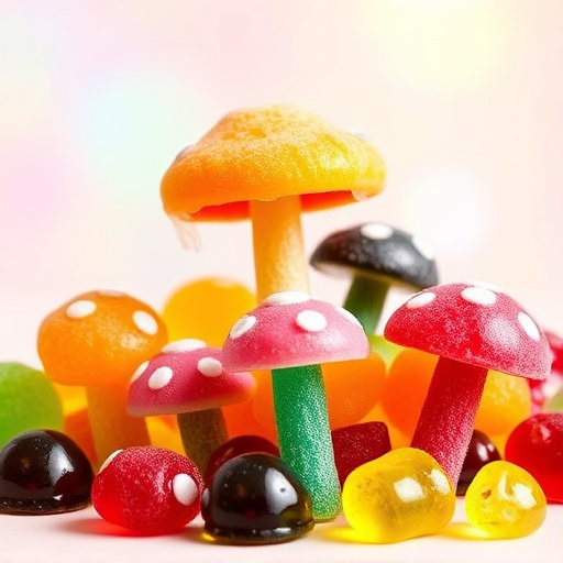 Vibrant Magic Mushroom Gummies Collection