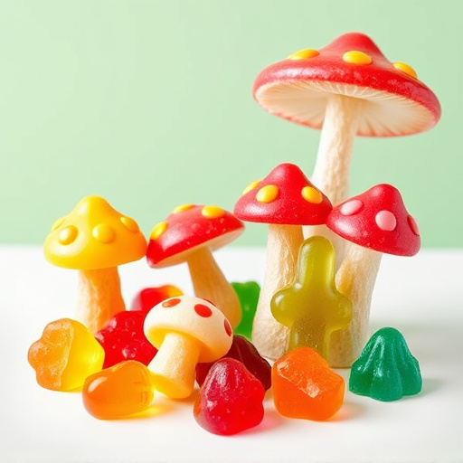 Vibrant Magic Mushroom Gummies Collection