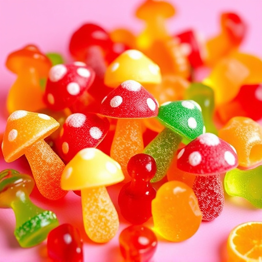 Vibrant Magic Mushroom Gummies Collection