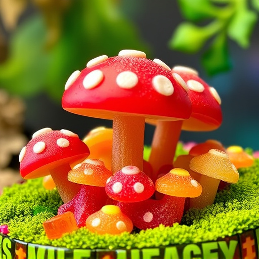 Vibrant Magic Mushroom Gummies Collection