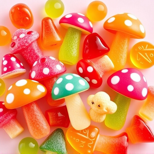 Vibrant Magic Mushroom Gummies Collection