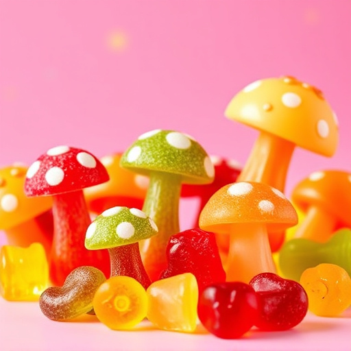 Vibrant Magic Mushroom Gummies Collection