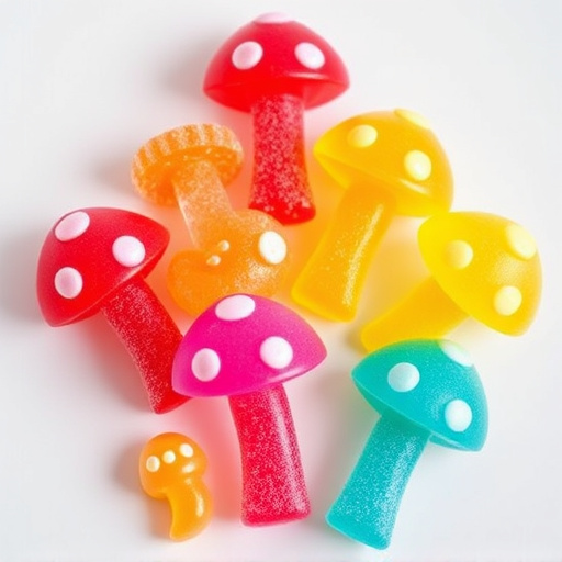 Vibrant Magic Mushroom Gummies Collection