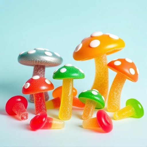 Vibrant Magic Mushroom Gummies Collection