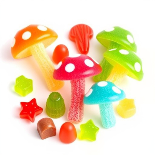 Vibrant Magic Mushroom Gummies Collection