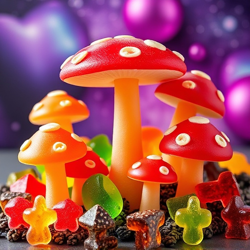 Vibrant Magic Mushroom Gummies Collection