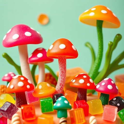 Vibrant Magic Mushroom Gummies Collection