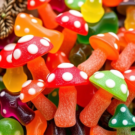 Vibrant Magic Mushroom Gummies Collection