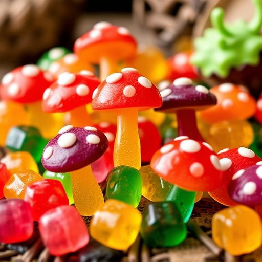 Vibrant Magic Mushroom Gummies Collection