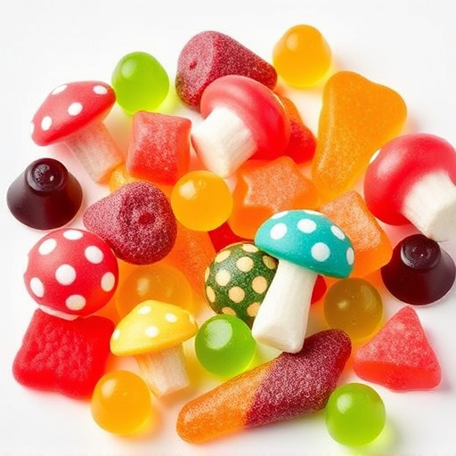 Vibrant Magic Mushroom Gummies Collection