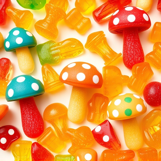 Vibrant Magic Mushroom Gummies Collection