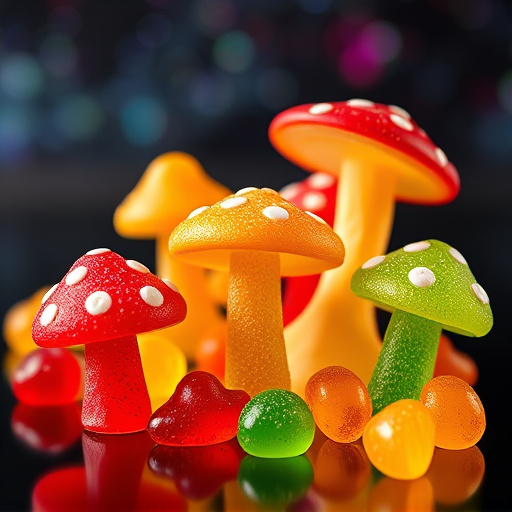 Vibrant Magic Mushroom Gummies Collection