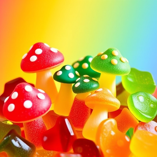Vibrant Magic Mushroom Gummies Collection