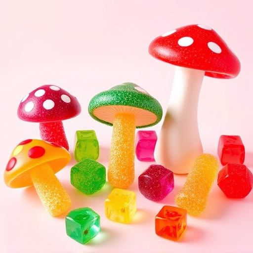 Vibrant Magic Mushroom Gummies Collection