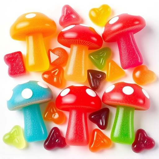 Vibrant Magic Mushroom Gummies Collection