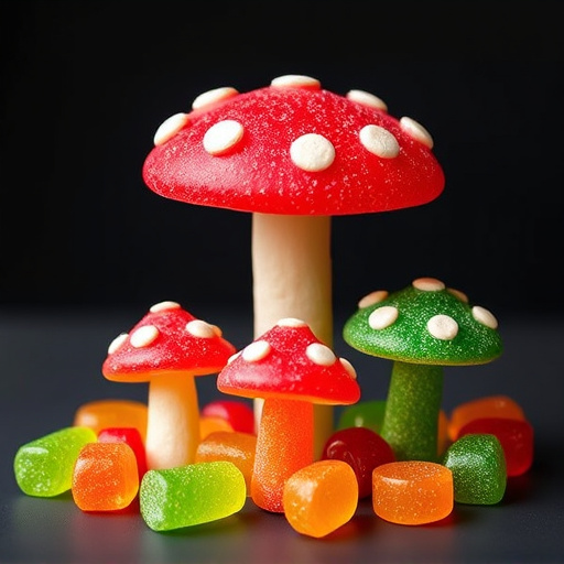 Vibrant Magic Mushroom Gummies Collection