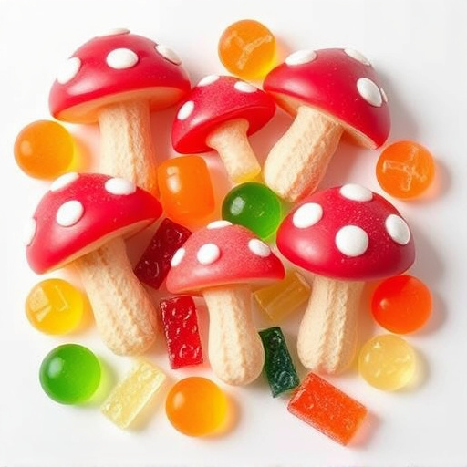 Vibrant Magic Mushroom Gummies Collection