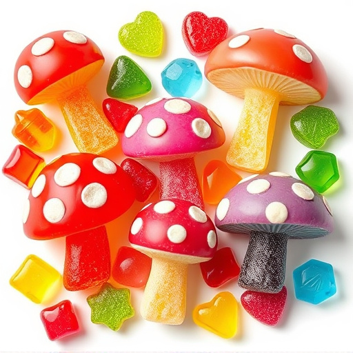 Vibrant Magic Mushroom Gummies Collection