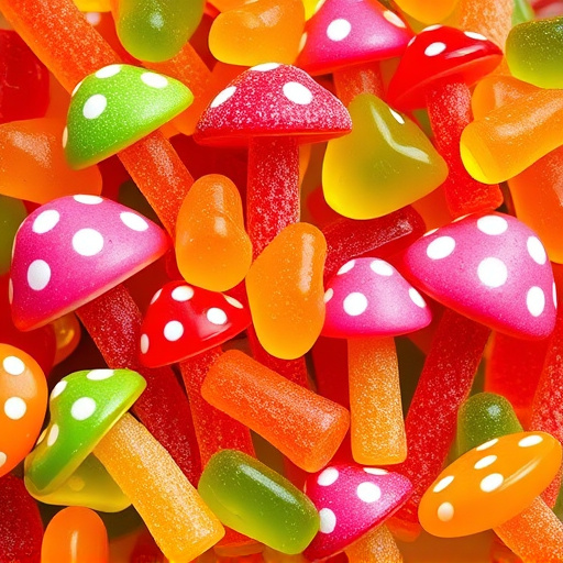 Vibrant Magic Mushroom Gummies Collection