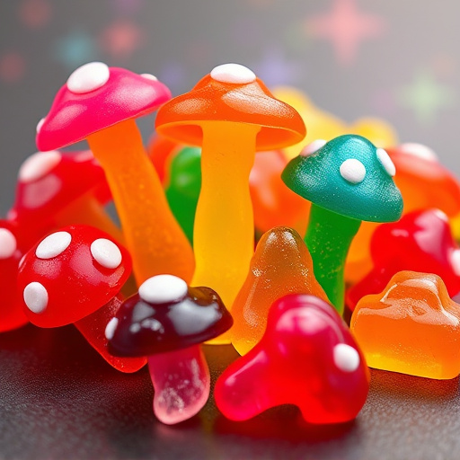 Vibrant Magic Mushroom Gummies Collection