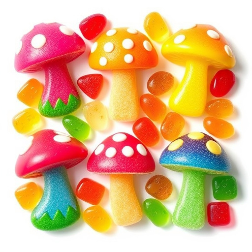 Vibrant Magic Mushroom Gummies Collection