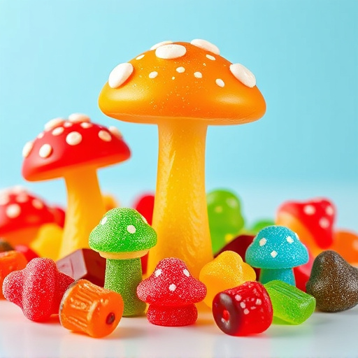 Vibrant Magic Mushroom Gummies Collection