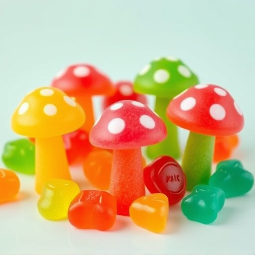 Vibrant Magic Mushroom Gummies Collection