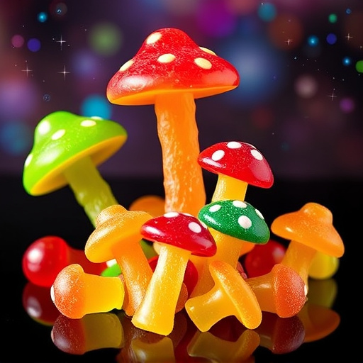 Vibrant Magic Mushroom Gummies Collection