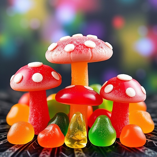 Vibrant Magic Mushroom Gummies Collection