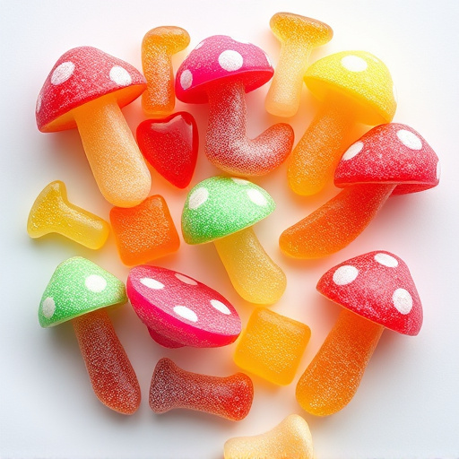 Vibrant Magic Mushroom Gummies Collection