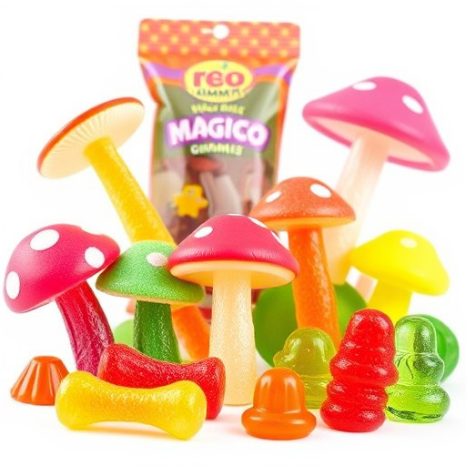 Vibrant Magic Mushroom Gummies Collection