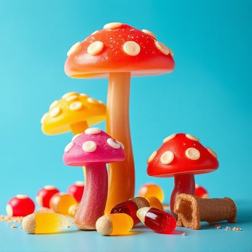 Vibrant Magic Mushroom Gummies Collection