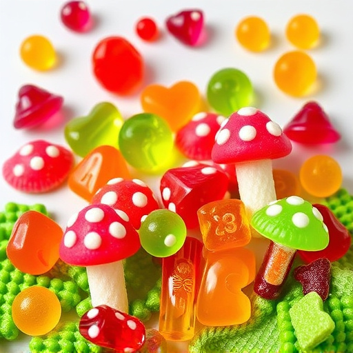 Vibrant Magic Mushroom Gummies Collection