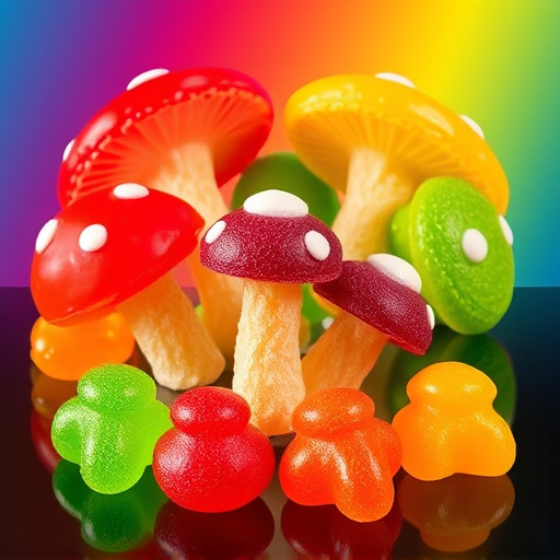 Vibrant Magic Mushroom Gummies Collection