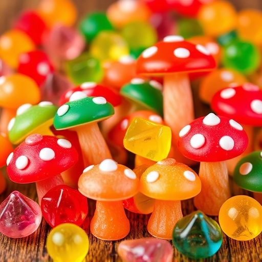 Vibrant Magic Mushroom Gummies Collection