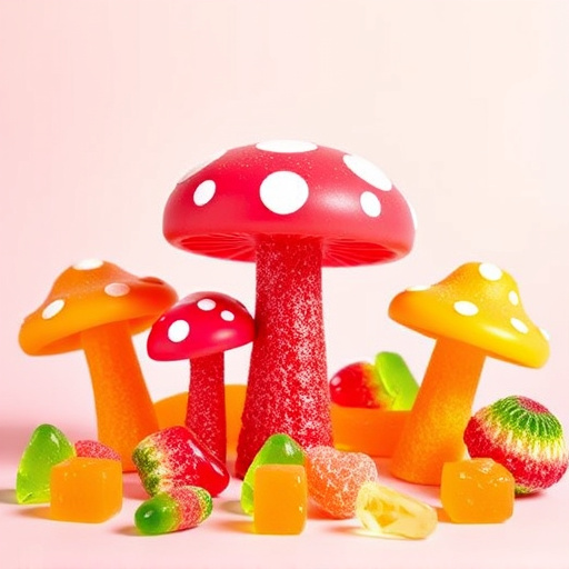 Vibrant Magic Mushroom Gummies Collection