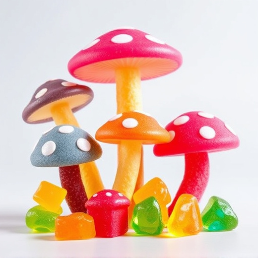 Vibrant Magic Mushroom Gummies Collection
