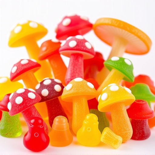 Vibrant Magic Mushroom Gummies Collection